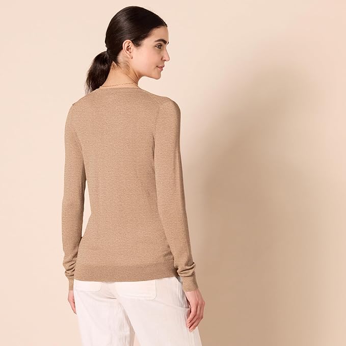 Women's Classic-Fit Lightweight Long-Sleeve V-Neck